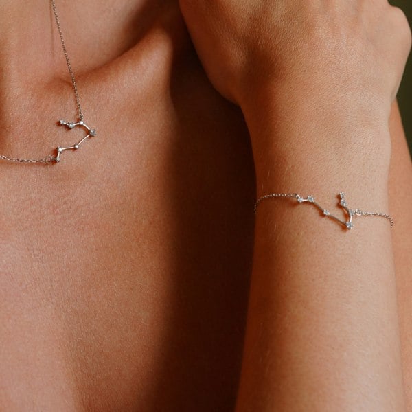 Gold Trip Gemini Zodiac Constellation Bracelet