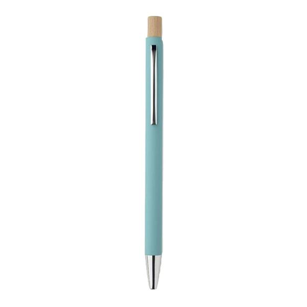 MidOcean Bergamo Recycled Aluminium Ballpoint Pen - Baby Blue - 