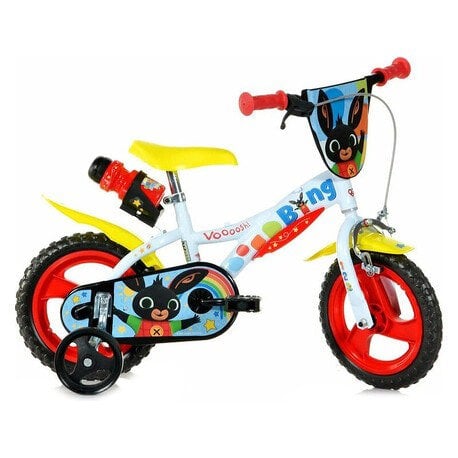 Dino Bikes Dino Bing 12in Kids Bike - White
