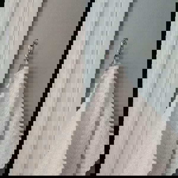 BESLAGSBODEN Single Hook in Polished Chrome, Height 38 mm