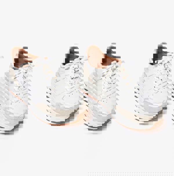 FitFlop F-MODE Womens Flatform Trainers Urban White