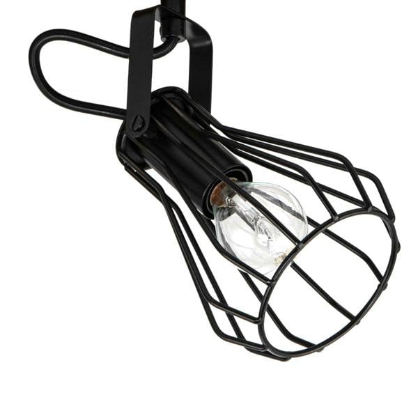 COSYLYTE Kendan 4 Light Matt Black Wire Shade Spotlight