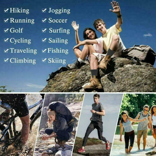 HYGRAD BUILT TO SURVIVE Waterproof Breathable Men Coolvent Socks hiking hunting trekking outdoor sports