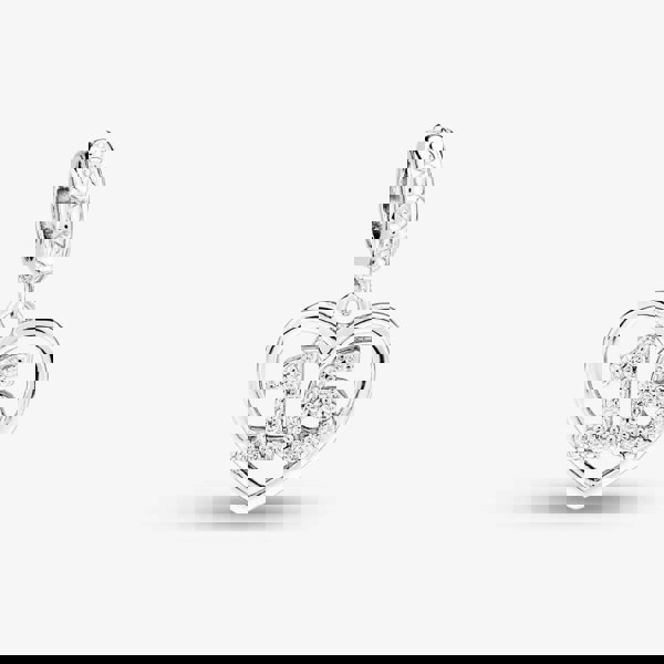 Rosa Lea 16 Pave Heart Dangle Charm AM-2THB004704