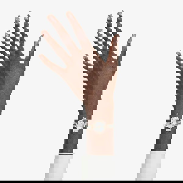 Swarovski Matrix Crystal Rose Gold Tone Bangle Watch 5677484