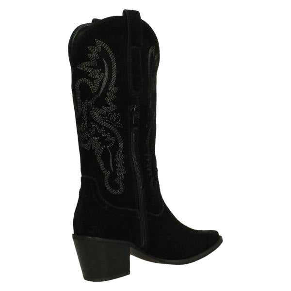 Spot On Ladies Spot On Cuban Heel Cowboy Boots  F51249