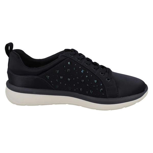 Clarks Ladies CLOUDSTEPPERS By Clarks Jewel Embellished Detailed Trainers Ezera Ave