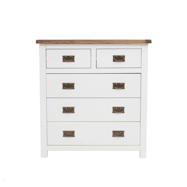 Lovere 5 Drawer Chest of Drawers Bras Drop Handle
