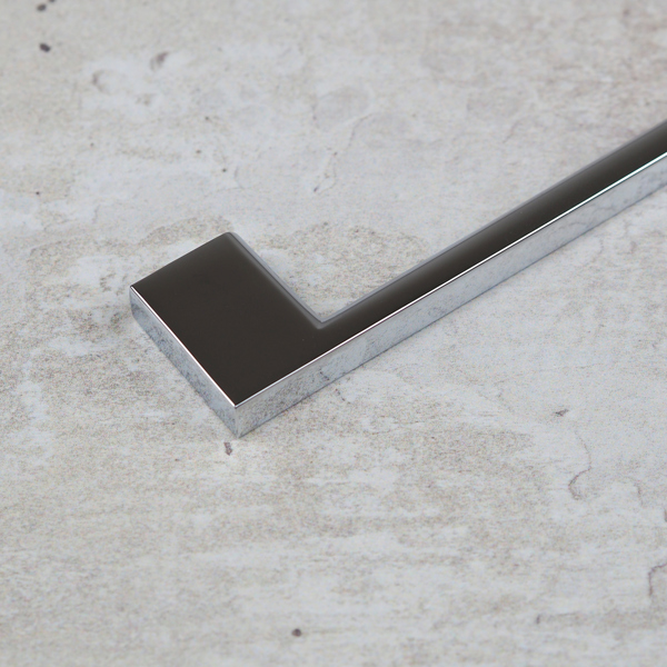 Handle & Home Polished Chrome Square D Handles
