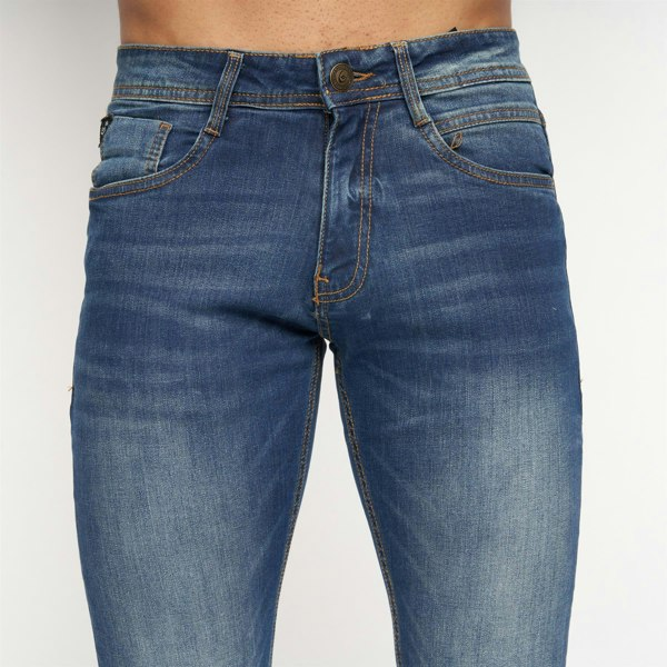 Duck and Cover Maylead Slim Fit Jeans Tinted Blue