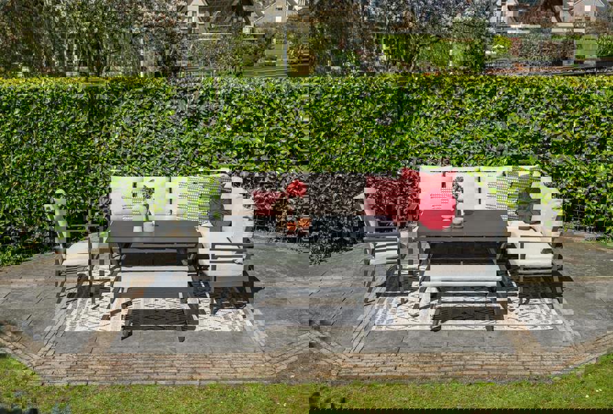 Garden Impressions Sergio - Lounge & Dining Corner Sofa, with Table, Bench and Optional Chair