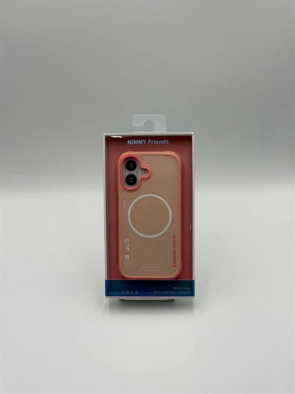 Nimmy Friends Nimmy Cool & Cute 2.0 Case with MagSafe for iPhone 17 6.3" Pink - N-YJKM-CX2.0-IP17-04