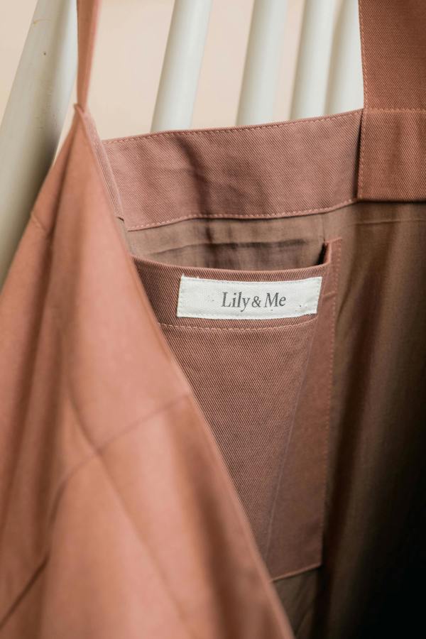 Lily & Me Large Shopper Bag Soft Pink