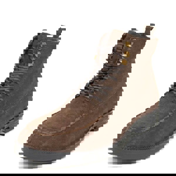 HX London Ealing Suede Lace Up Boots