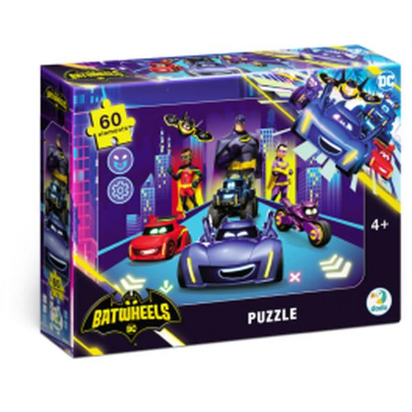 Origin Of The Batwheels 60 Piece Puzzle - Blue