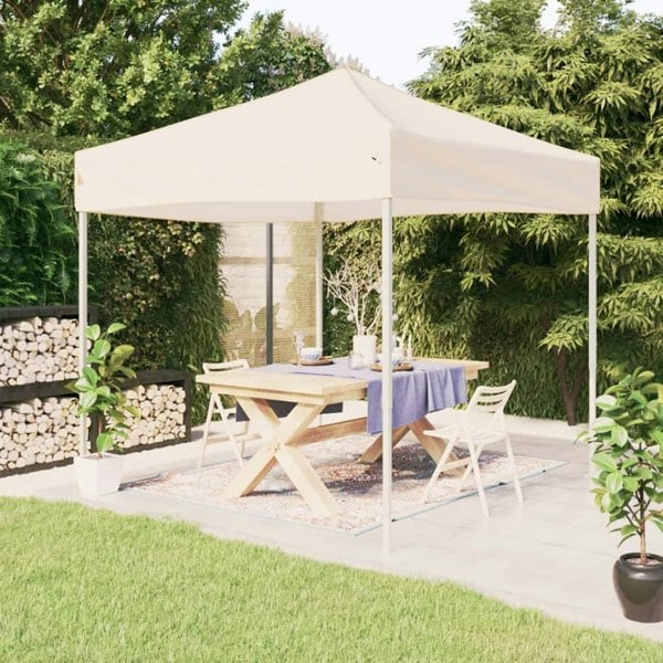 Berkfield Folding Party Tent Cream 2x2 m