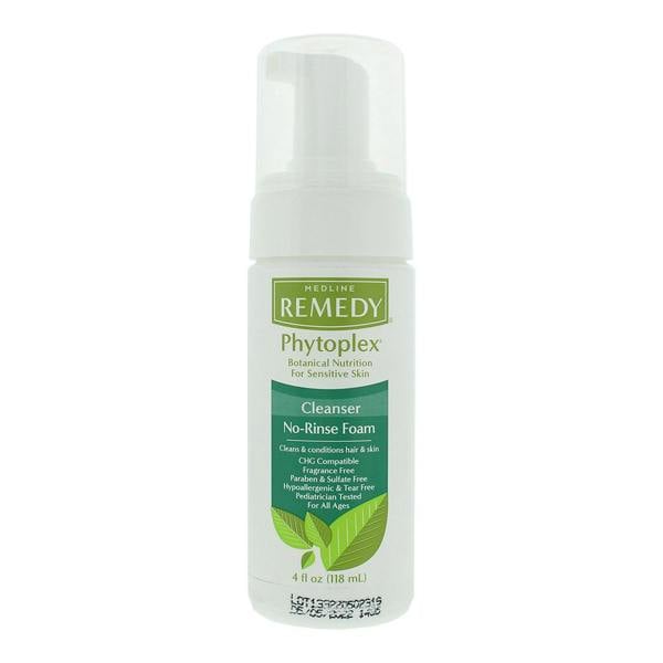 Medline Remedy Cleanse No-Rinse Foam Cleanser 118ml for Sensitive Skin