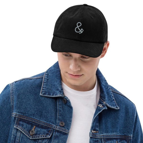 Anchor & Crew Ampersand Signature Corduroy Embroidered Baseball Cap