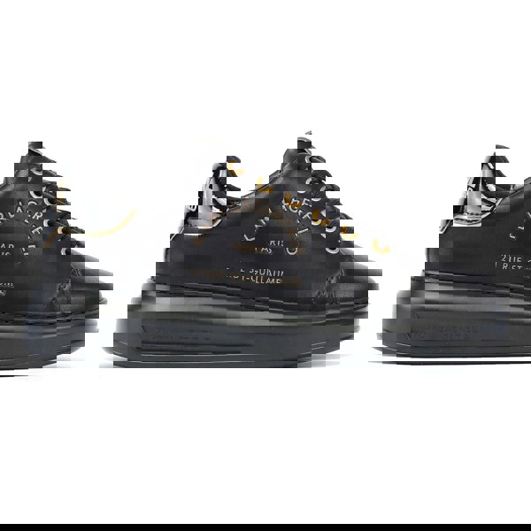 Karl Lagerfeld Kapri Metal Maison Glitter Women's Trainers - Black / Gold