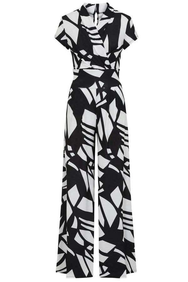 HotSquash Wide Leg Jumpsuit with Cap Sleeves