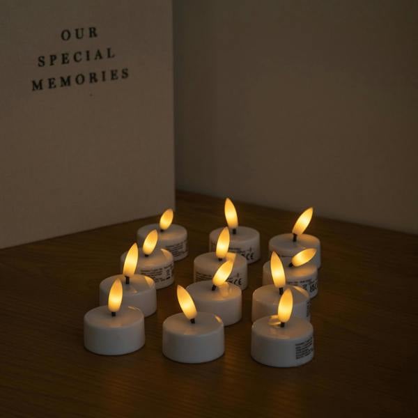 Samuel Alexander Battery Powered 12 Pack Flameless LED Tealight Candles
