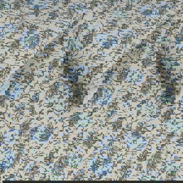 Joules Trailing Indienne Floral Wallpaper | Blue/Green