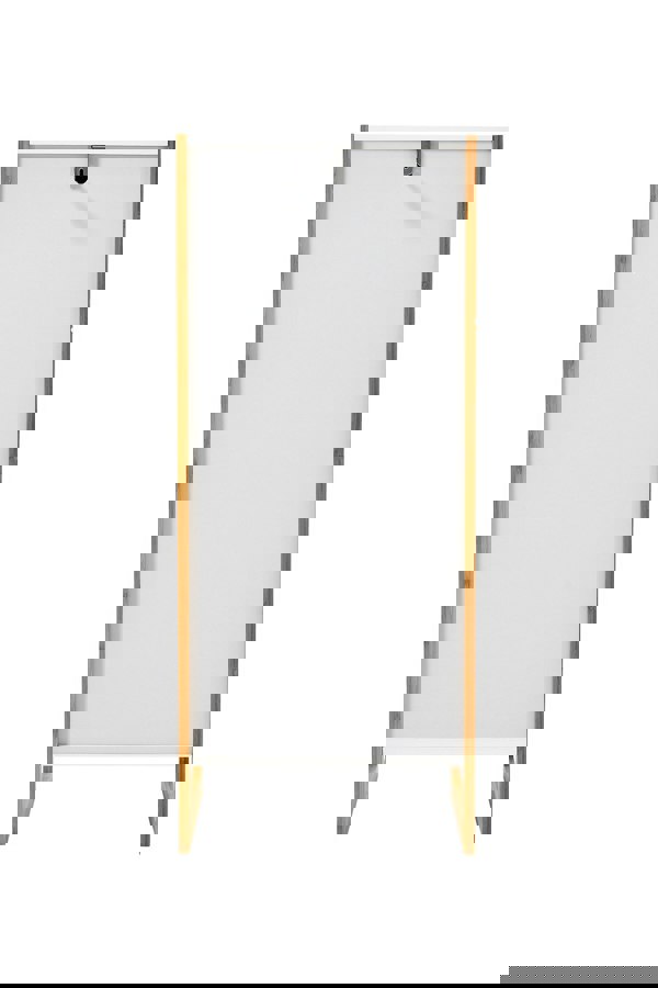 Living and Home Single-door Bathroom Storage Cabinet with Bamboo Base