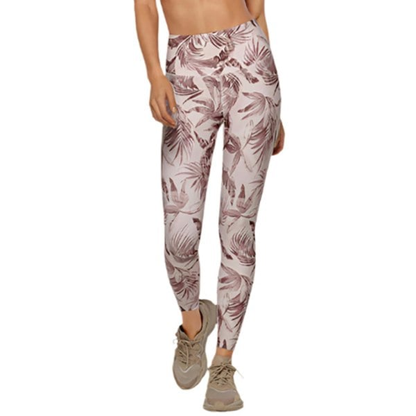 Lorna Jane Vintage Palm Ankle Biter Leggings in Vintage Palm Print