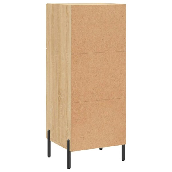 Berkfield Sideboard Sonoma Oak 34.5x34x90 cm Engineered Wood