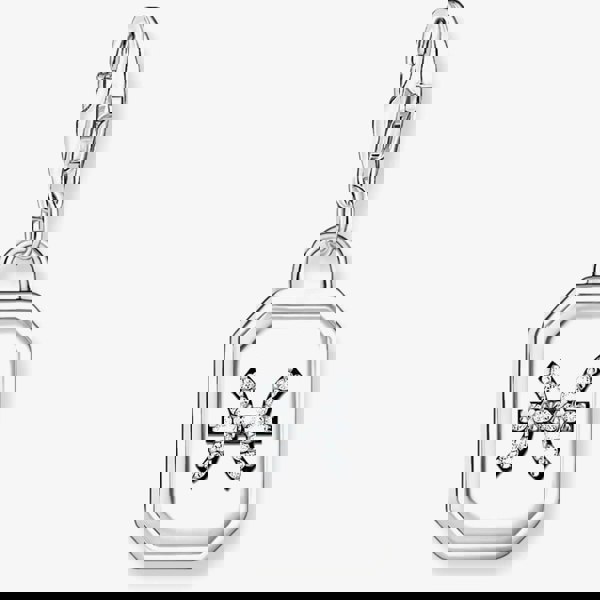 THOMAS SABO Silver Octagonal Cubic Zirconia Pisces Charm 2142-643-21