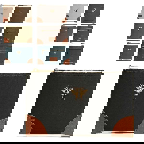 Alice Wheeler Brompton Ladies Purse with Gold Bee Emblem