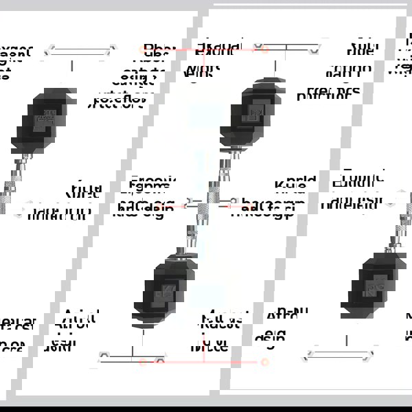 Body Revolution 2 x 22.5kg Hex Dumbbells