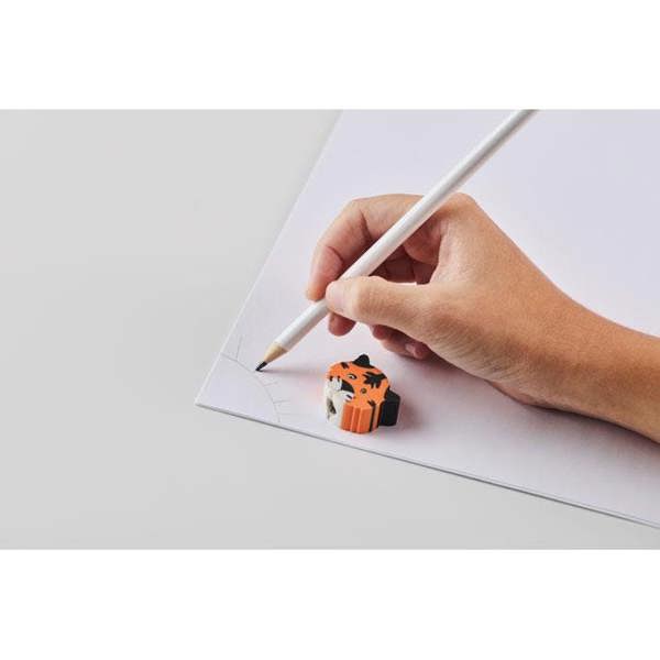 MidOcean Circo Tiger Wooden Pencil - White - 