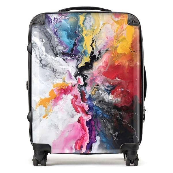 Warren Reed Explosive Colour Cascade Suitcase