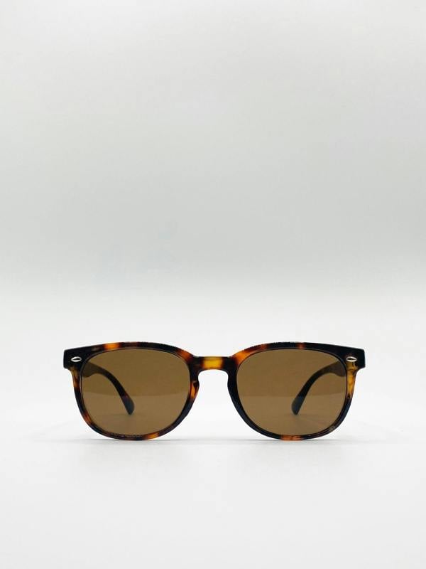 Classic Preppy Square Frame Sunglasses - svnx