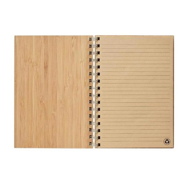 MidOcean Bram Bamboo A5 Notebook - Wood - 