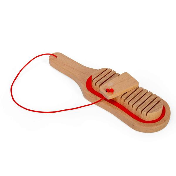 Bigjigs Toys Natural Scraper Pack of 2 | Kids' Wooden Instrument