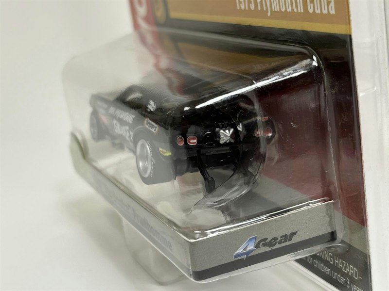 Auto World Slot Cars 1973 Plymouth Cuda Don The Snake Prudhomme HO Scale Auto World SC376-1