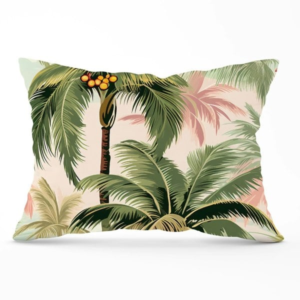 Warren Reed Palm Trees Pattern Cushions