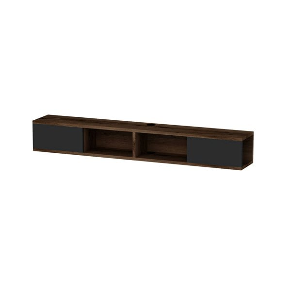 Destina Home Floating TV Stand with Shelves and Cabinets Colin
