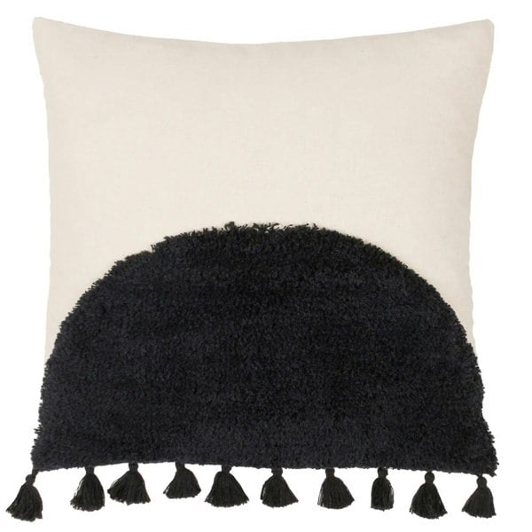 Furn Radiance Cushion Cover - Natural/Black