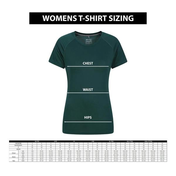 Mountain Warehouse Womens/Ladies Keswick Chest Print T-Shirt - Dark Blue - 