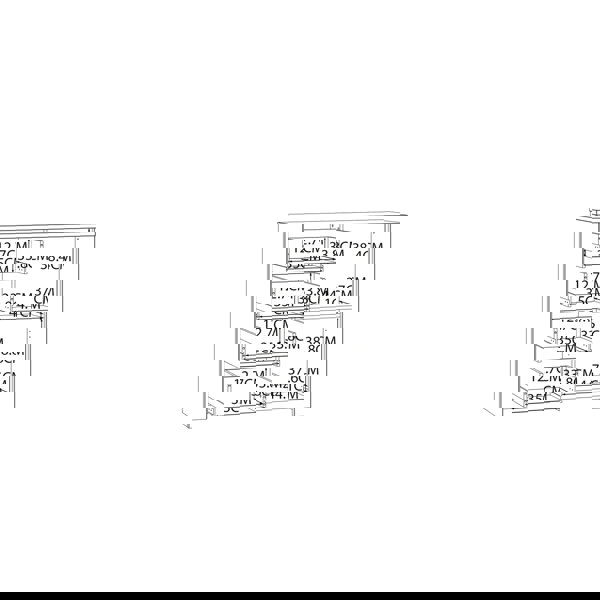 Furniture To Go Bohol 1 Door 4 Drawer Chest in Riviera Oak/White