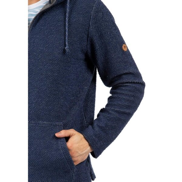 Trespass Mens Scawton Zipped Hoodie - Navy Marl
