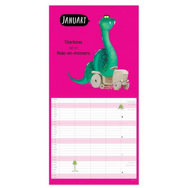 Oi Dinosaurs Family Planner 2027, Family Planners, Month To View, History & Literature, Gift
