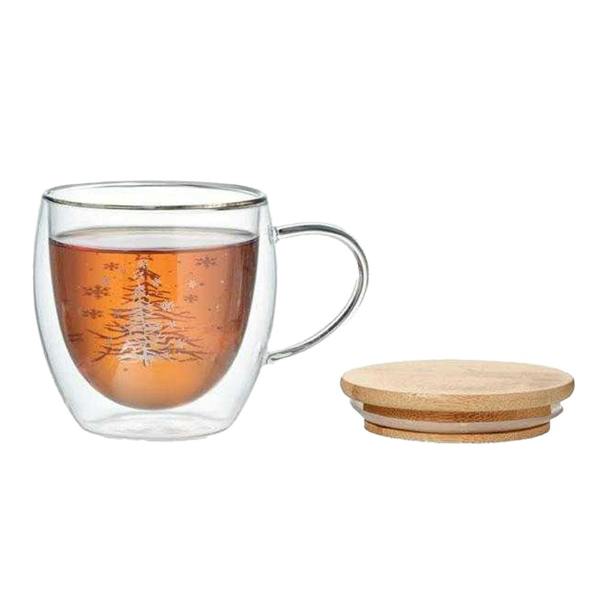 MidOcean Sian Borosilicate Glass Double Wall 220ml Mug - Transparent - 