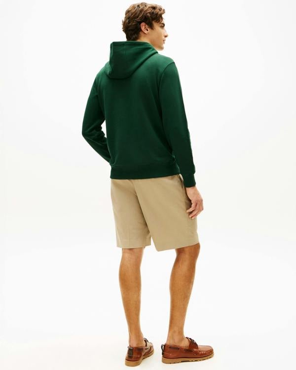 Tommy Hilfiger Essential Terry Mens Hoodie - Nocturnal Green