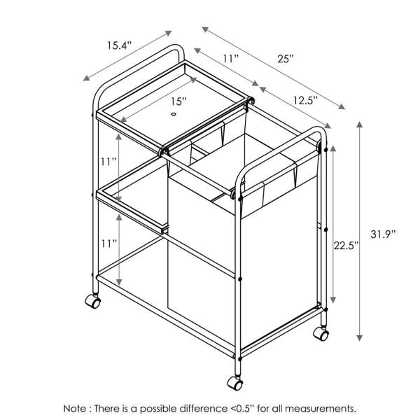 WALPLUS Wayar Laundry Sorter with Trays, | Modern Home Decor