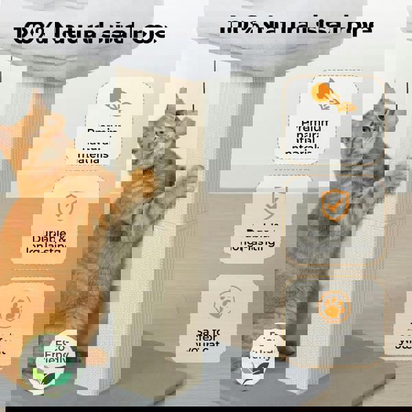 Skylos 71cm Cat Tree Cat Scratching Post Climbing Tower with Kitten Bed Toy