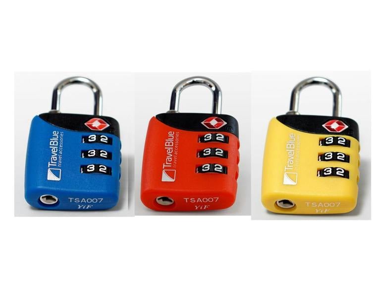 Travel Blue TSA 3 Dial Combination Lock